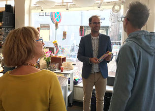 Presentatie van de Dordtse sok